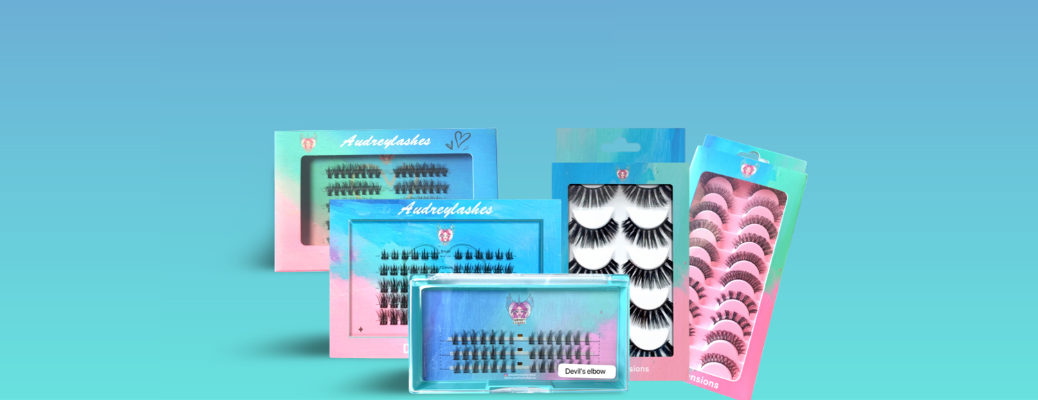 CLUSTER LASHES /DIY AT HOME LASHES