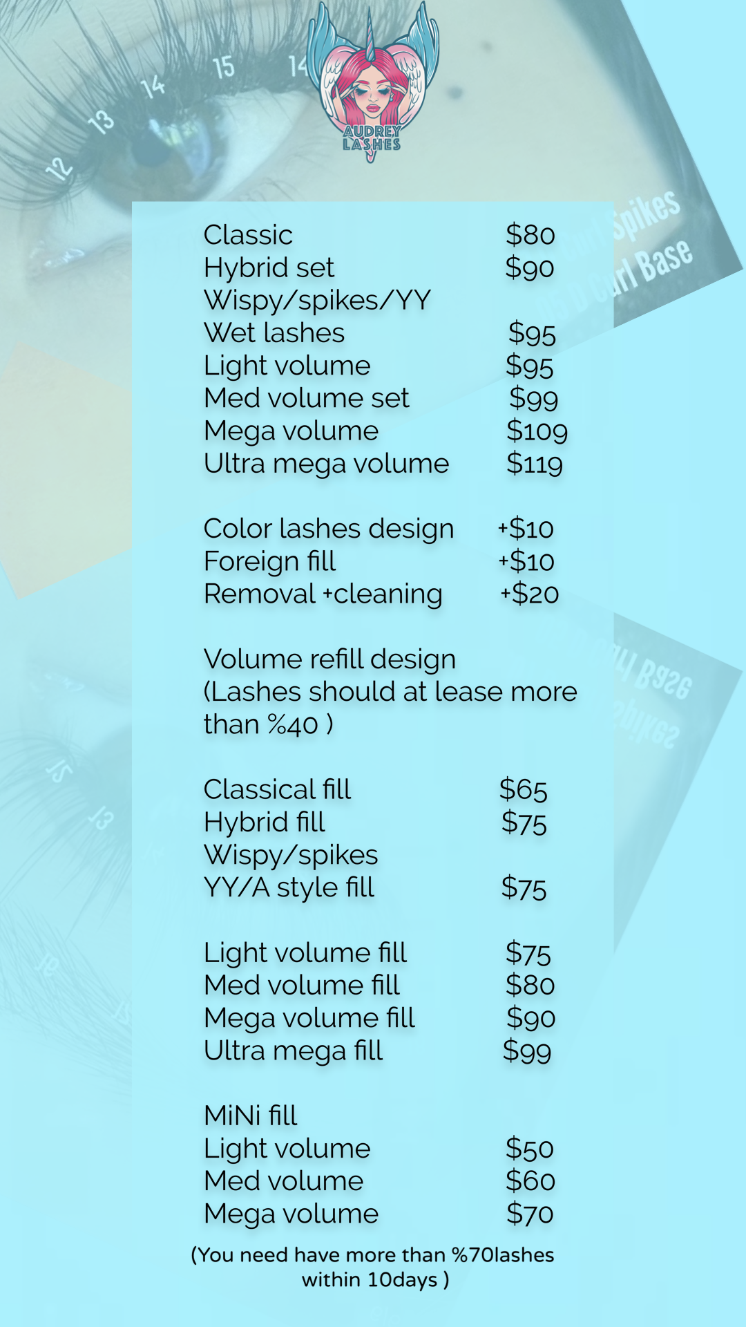 BOOKING AN APPOINTMENT FOR EYELASH EXTENSIONS