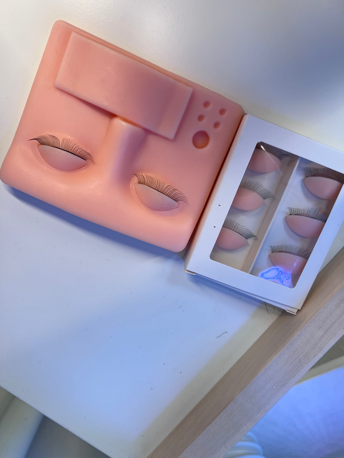 Lash Mannequin Head, Eyelash Mannequin Head with Removable Eyelids, Lash Extension Training
