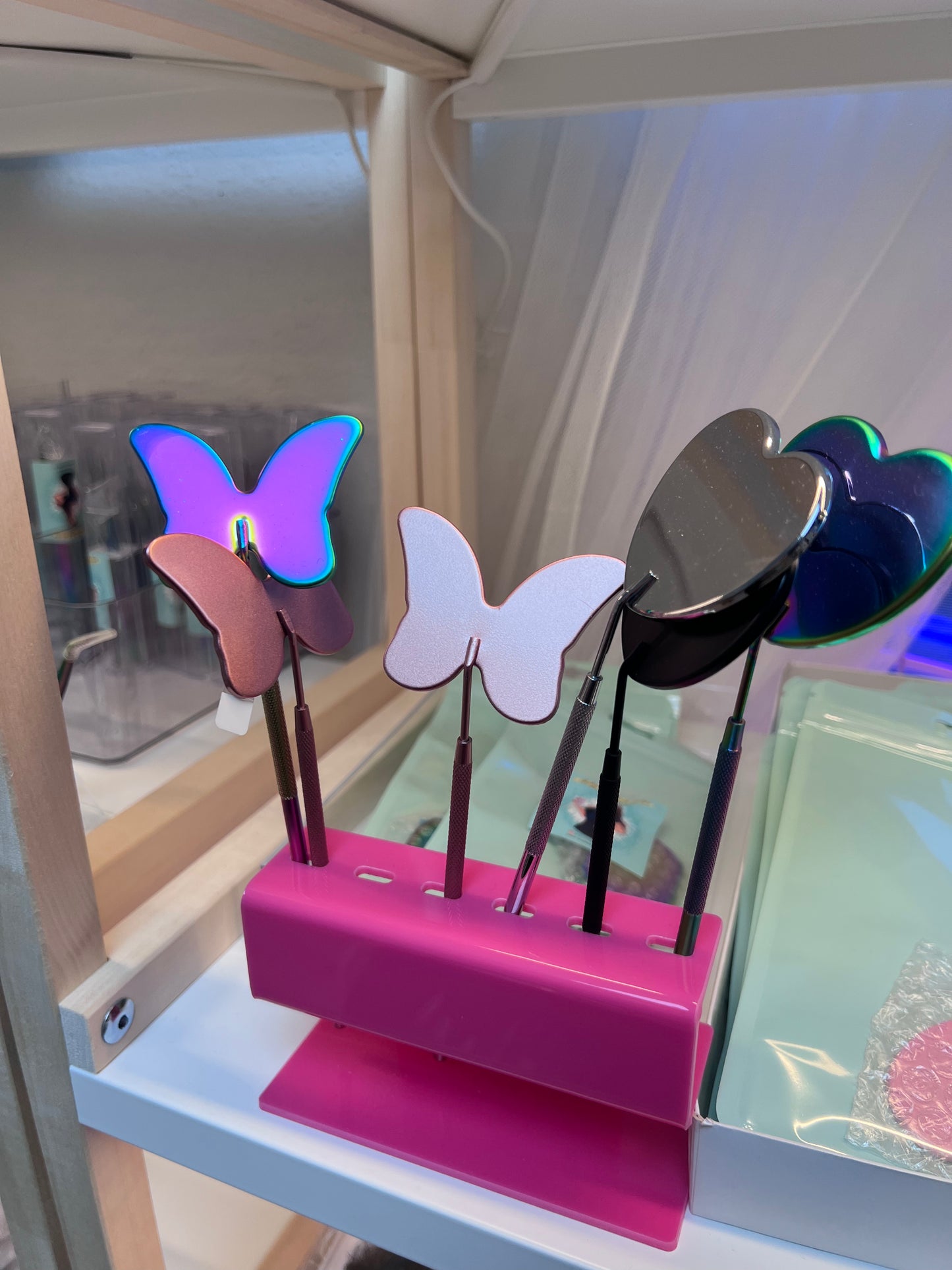 Lash Mirror for Eyelash Extensions UPGRADED DESIGN,