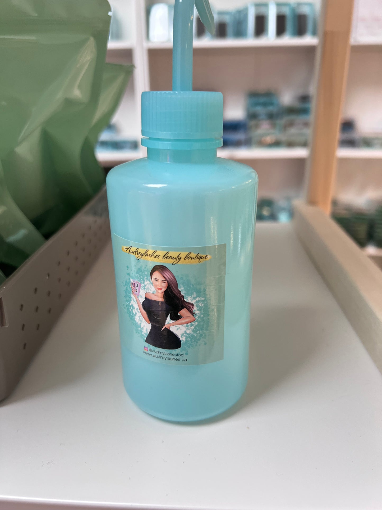 Plastic water bottle