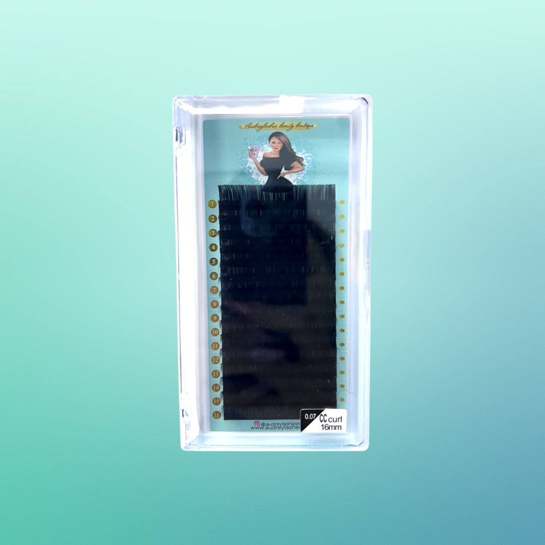 0.07mm CCcurl single length lash tray