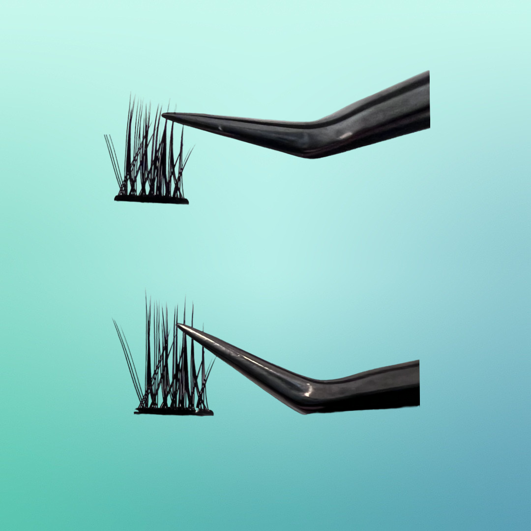 surprise DIY cluster lashes -3rows