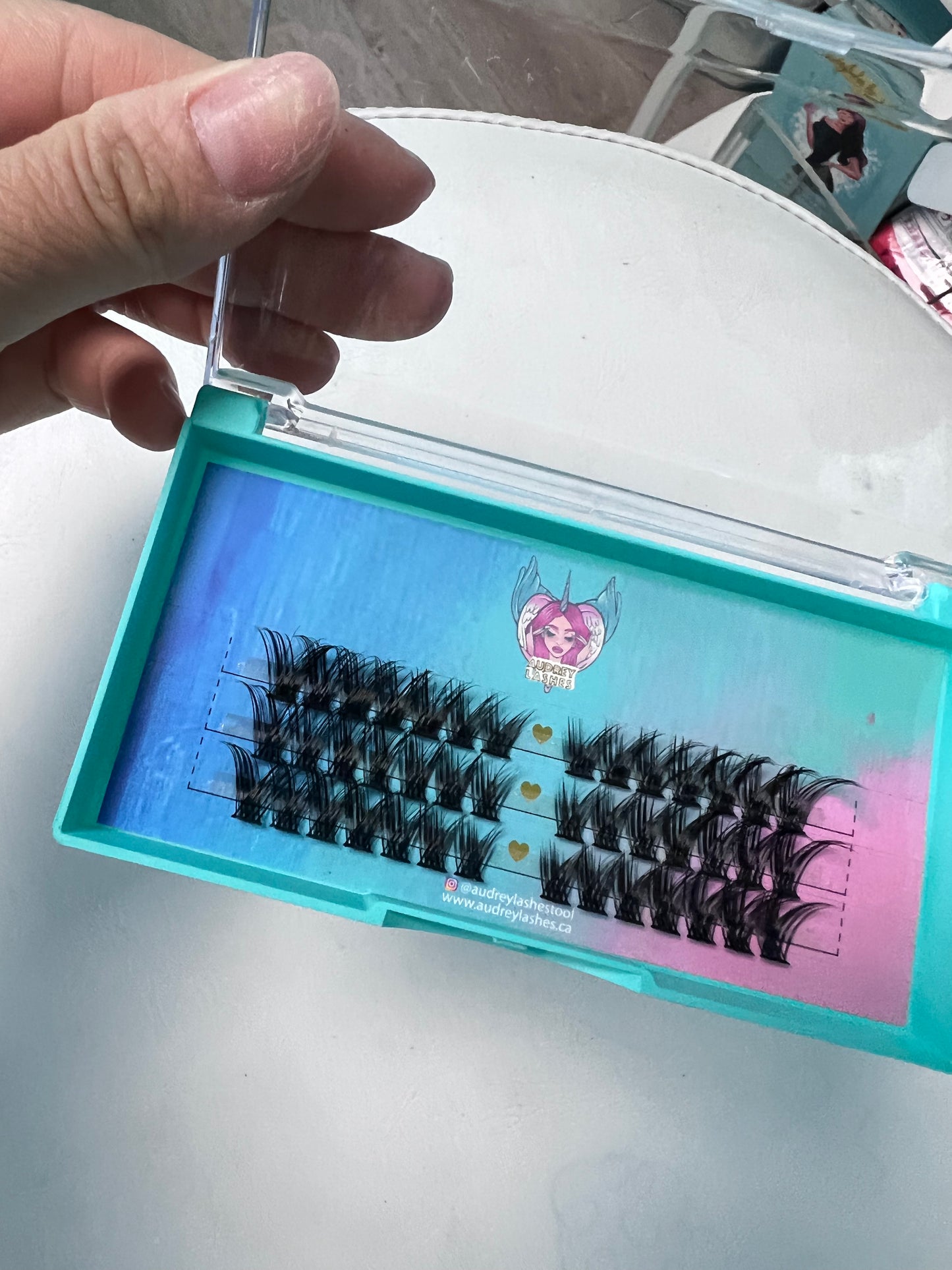 Foxy eye DIY cluster lashes -3Rows