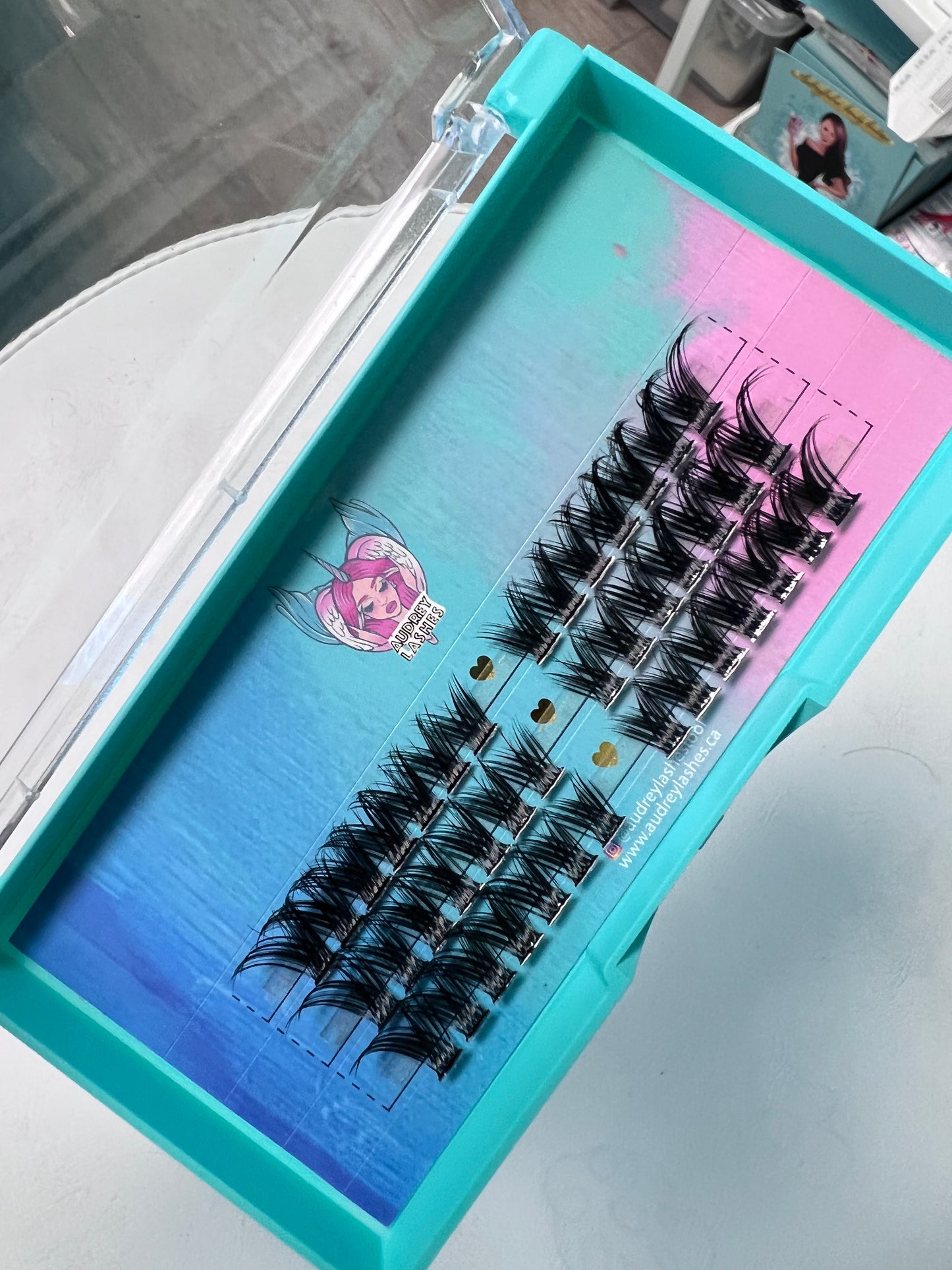 Foxy eye DIY cluster lashes -3Rows