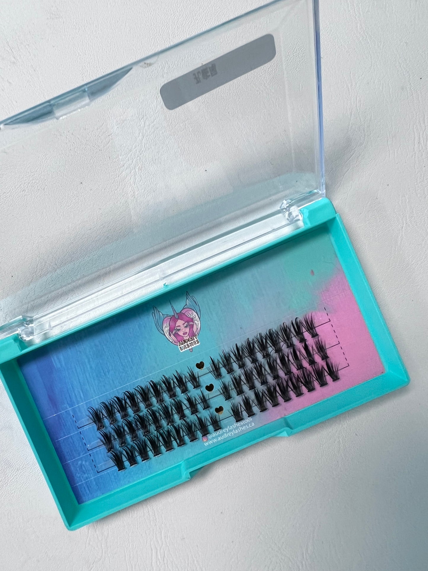 Peacock DIY cluster lashes 3Rows