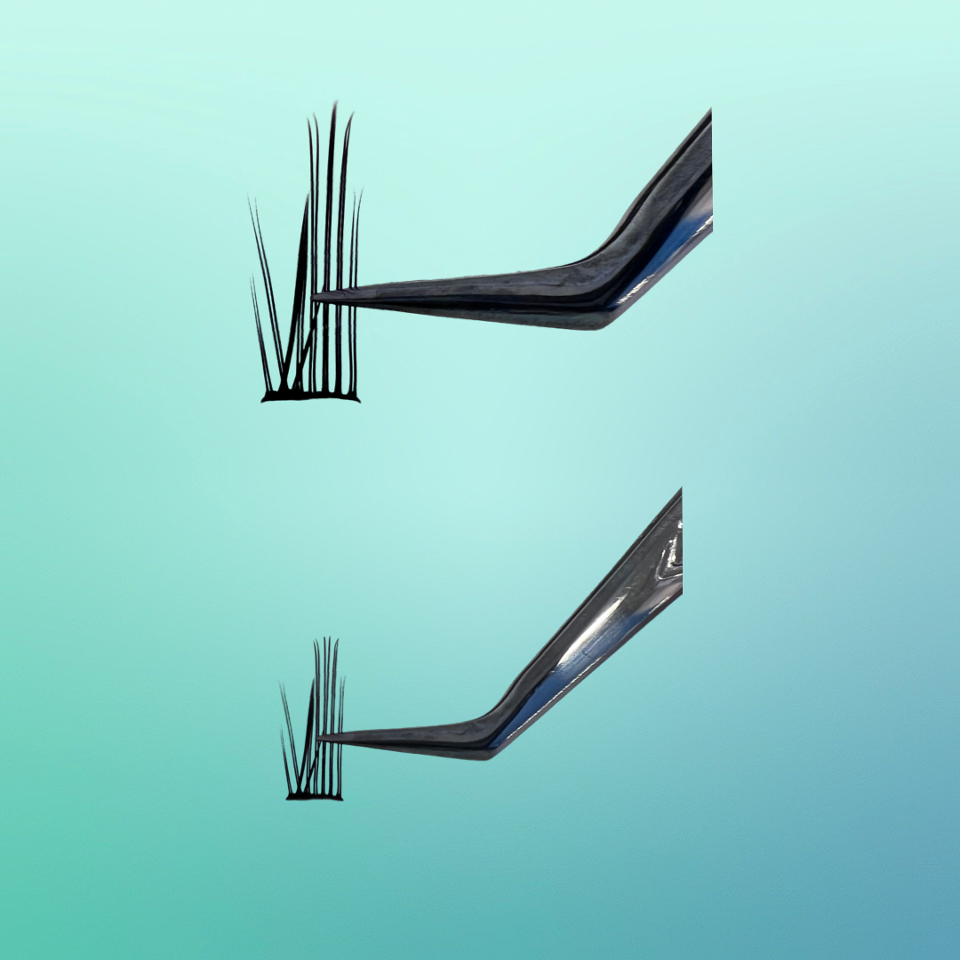 Devil’s elbow DIY cluster lashes -3Rows
