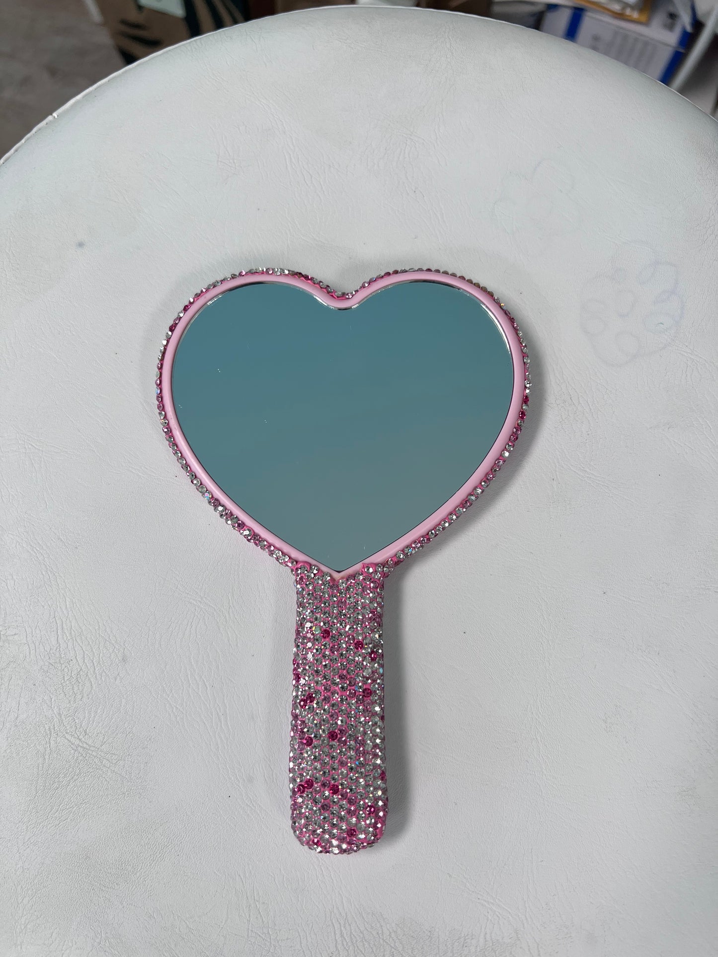 Gems Heart shape mirror