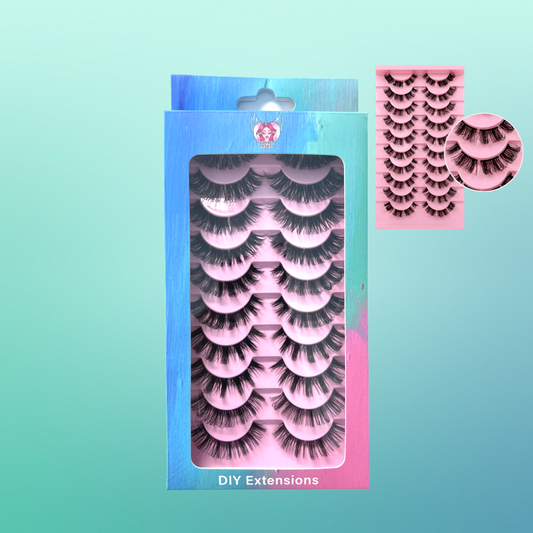 New Mixing Box Cluster Lashes -10pairs