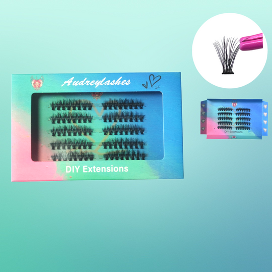NEW DIY Clusters lashes -5Rows