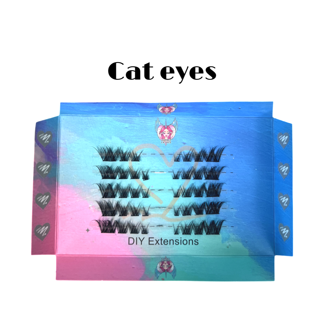 NEW DIY Clusters lashes -5Rows