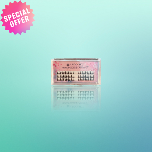 LAKANAKU Manga Lashes Natural Look Lash Clusters Anime Lashes False